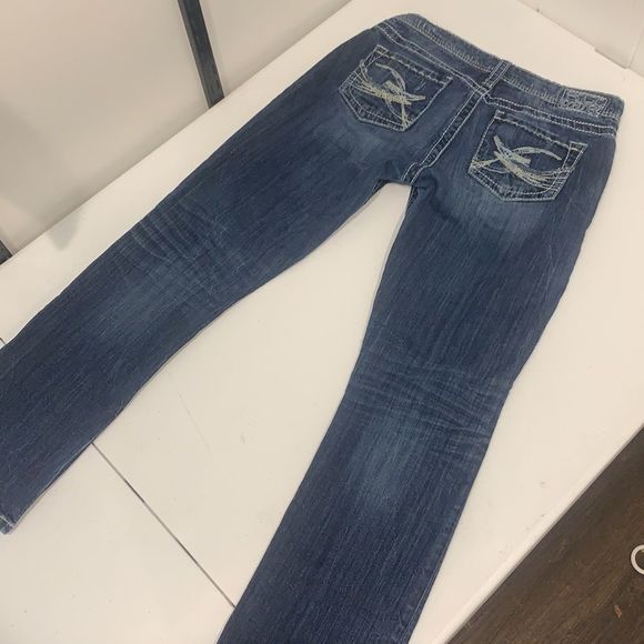 Silver Berkeley Straight Jeans - Picture 5 of 12